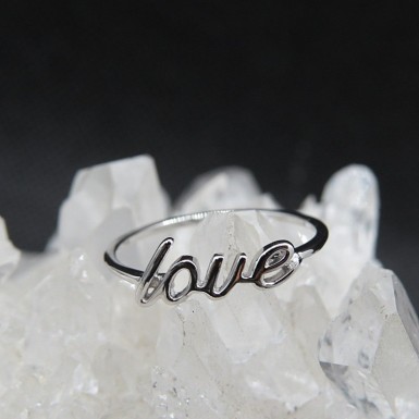Anillo plata LOVE