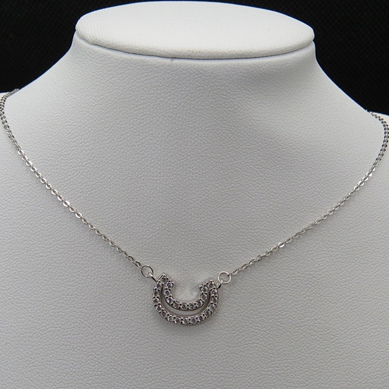 Collar arcoíris plata