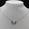 Collar arcoíris plata